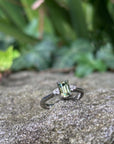 ‘MiMi’ 1.20ct Australian Parti Sapphire & Diamond Platinum Ring Ring Jason Ree Design