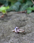 ‘Sugar Plum’ 2.48ct No Heat Madagascan Sapphire & Diamond Ring Ring Jason Ree Design