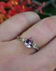 ‘Mistral’ 1.08ct Pink Sapphire Platinum Ring