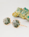 ‘Plateau’ Prasiolite Rose gold Earrings Earrings Jason Ree Design