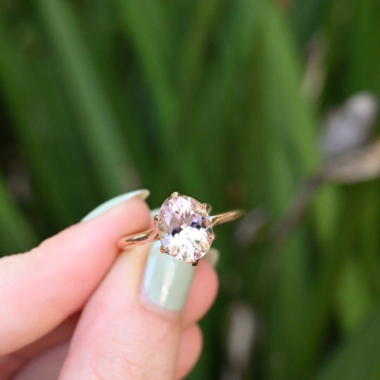 ‘Rumpus’ 2.28ct Morganite 18ct Rose Gold Ring Ring Jason Ree Design