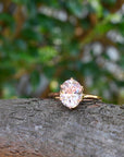 ‘Rumpus’ 2.28ct Morganite 18ct Rose Gold Ring on branch