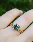 ‘Thea’ 1.21ct Australian Parti Sapphire & Diamond 18ct Yellow Gold Ring Ring Jason Ree Design
