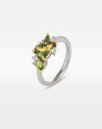 ‘Spatter Garden Party’ 1.98cts Australian Sapphire & Diamond Ring Ring Jason Ree Design