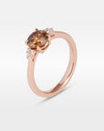 ‘MiMi’ 1.13ct Australian Round Brilliant-cut Diamond Rose Gold Ring Ring Jason Ree Design