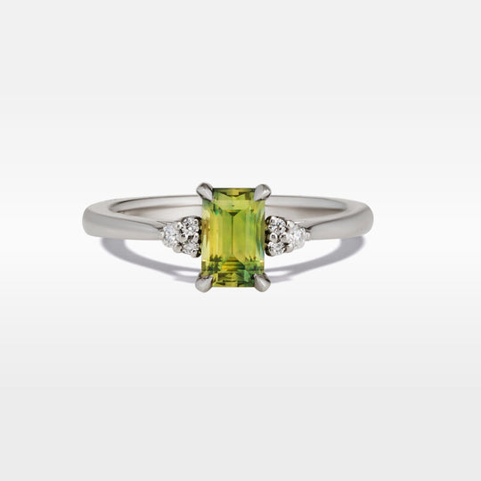 ‘MiMi’ 1.20ct Australian Parti Sapphire & Diamond Platinum Ring Ring Jason Ree Design