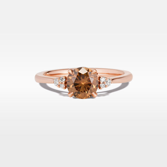 ‘MiMi’ 1.13ct Australian Round Brilliant-cut Diamond Rose Gold Ring Ring Jason Ree Design