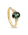 ‘MiMi’ 1.24ct Oval Cut Green