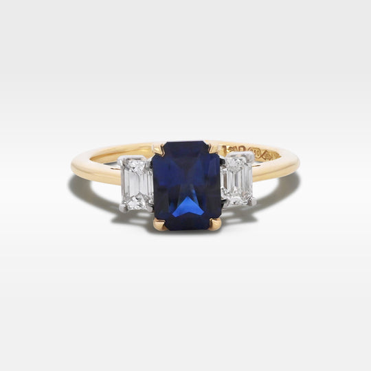 ‘Iris’ Australian Sapphire & Diamond Ring Ring Jason Ree Design