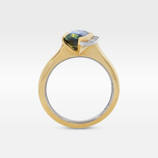 "Infinity Edge" Australian Freeform Sapphire Ring Ring JasonRee