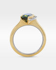 "Infinity Edge" Australian Freeform Sapphire Ring Ring JasonRee