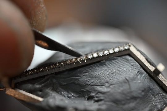 ‘Abyss’ Smokey Quartz & Diamond White Gold Earrings Earrings Jason Ree Design