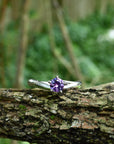 ’Blossom’ 0.55ct Purple Sapphire Platinum Ring Ring Jason Ree Design
