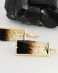 ‘Crevasse’ Yellow Gold Ombré Smokey Quartz Earrings Earrings Jason Ree Design