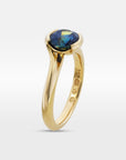 ‘Sirocco’ 1.61ct Australian Blue Green Sapphire Gold Ring Ring Jason Ree Design