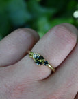 ‘Rockpool’ 0.59ct Australian Bi-colour Sapphire & Diamond 18ct Yellow Gold Ring Ring Jason Ree Design