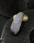 ‘Kosima’ 3.90ct Australian Boulder Opal & Diamond Yellow Gold Necklace Necklace Jason Ree Design
