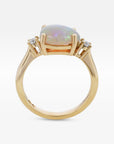 ‘Nimbus’ 1.98ct Crystal Opal & Diamond Gold Ring Ring Jason Ree Design