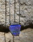 ‘Despina’ 7.1ct Australian Boulder Opal & Diamond 18ct Necklace Necklace Jason Ree Design