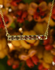 ‘Antoinette’ 0.86cts Natural Peach Zircon Yellow Gold Necklace Necklace Jason Ree Design