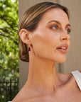 ‘Summit’ Amethyst Yellow Gold Earrings Earrings Jason Ree Design