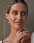 ‘Summit’ Prasiolite Rose Gold Earrings Earrings Jason Ree Design