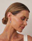 ‘Chasm’ Tourmalinated Quartz Rose Gold Earrings Earrings Jason Ree Design