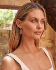 ‘Crevasse’ Yellow Gold Amethyst Earrings Earrings Jason Ree Design