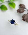 ‘Iris’ Australian Sapphire & Diamond Ring Ring Jason Ree Design