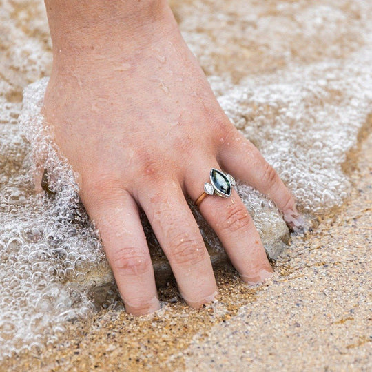 "Marquessa" Australian Sapphire & Diamond Ring Ring JasonRee