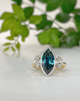 "Marquessa" Australian Sapphire & Diamond Ring Ring JasonRee