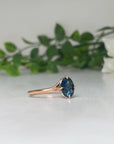 ‘Tempest’ 1.99ct Australian blue sapphire rose gold ring Ring Jason Ree Design