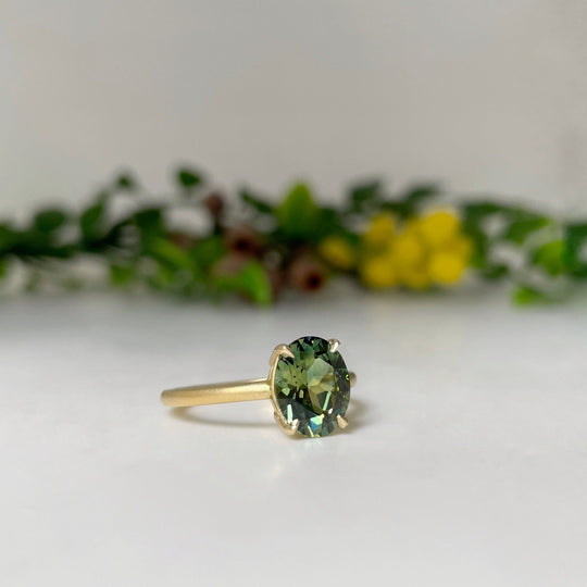 ‘HighWire’ 2.59ct Australian parti sapphire ring Ring Jason Ree Design