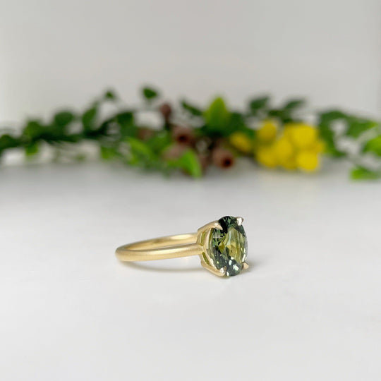 ‘HighWire’ 2.59ct Australian parti sapphire ring Ring Jason Ree Design