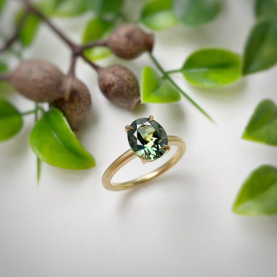 ‘HighWire’ 2.59ct Australian parti sapphire ring Ring Jason Ree Design