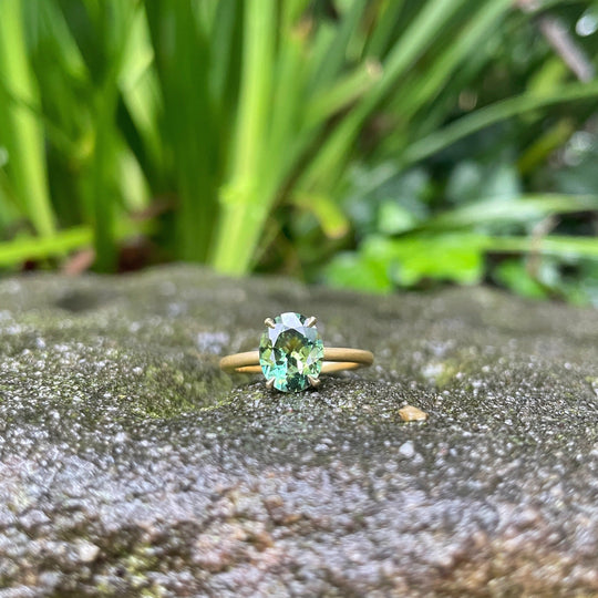 ‘HighWire’ 2.59ct Australian parti sapphire ring Ring Jason Ree Design