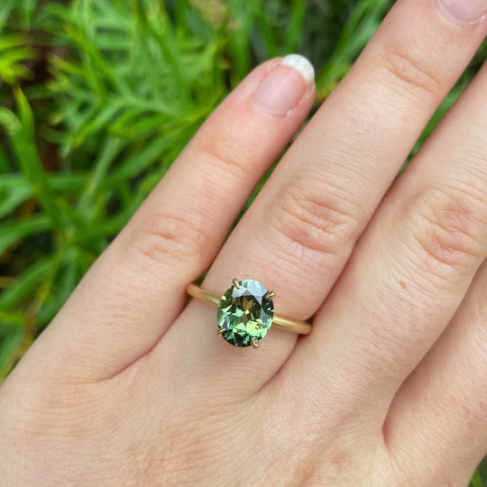 ‘HighWire’ 2.59ct Australian parti sapphire ring Ring Jason Ree Design