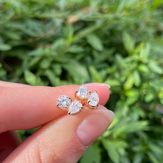 ‘Toi & Moi’ LAB GROWN Diamond Earrings Earrings Jason Ree Design