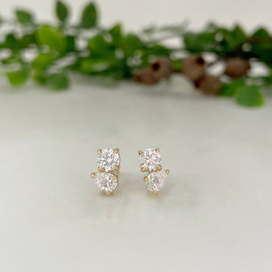 ‘Toi & Moi’ LAB GROWN Diamond Earrings Earrings Jason Ree Design