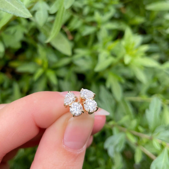‘Toi & Moi’ LAB GROWN Diamond Earrings Earrings Jason Ree Design