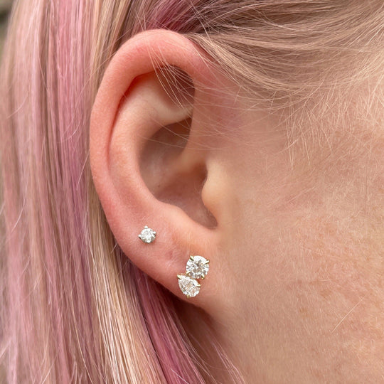 ‘Toi & Moi’ LAB GROWN Diamond Earrings Earrings Jason Ree Design