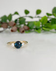 ‘Riverina Round’ 1.11ct Australian Blue sapphire & diamond ring Ring Jason Ree Design