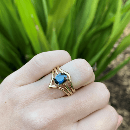 "Wishbone" Fitted 18ct Yellow Gold Ring Ring JasonRee