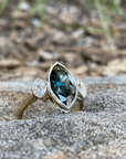 "Marquessa" Australian Sapphire & Diamond Ring Ring JasonRee