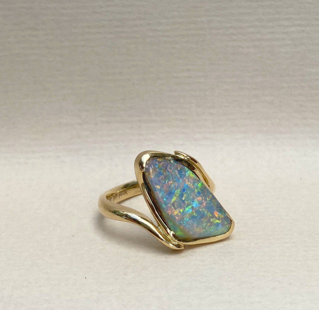 "Monet" 4.65ct Boulder Opal Ring Ring JasonRee 