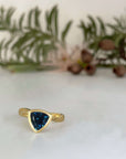 "Tangent" 1.78ct Australian Blue Trilliant Sapphire Ring Ring JasonRee