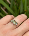 ‘Spatter Garden Party’ ring on hand