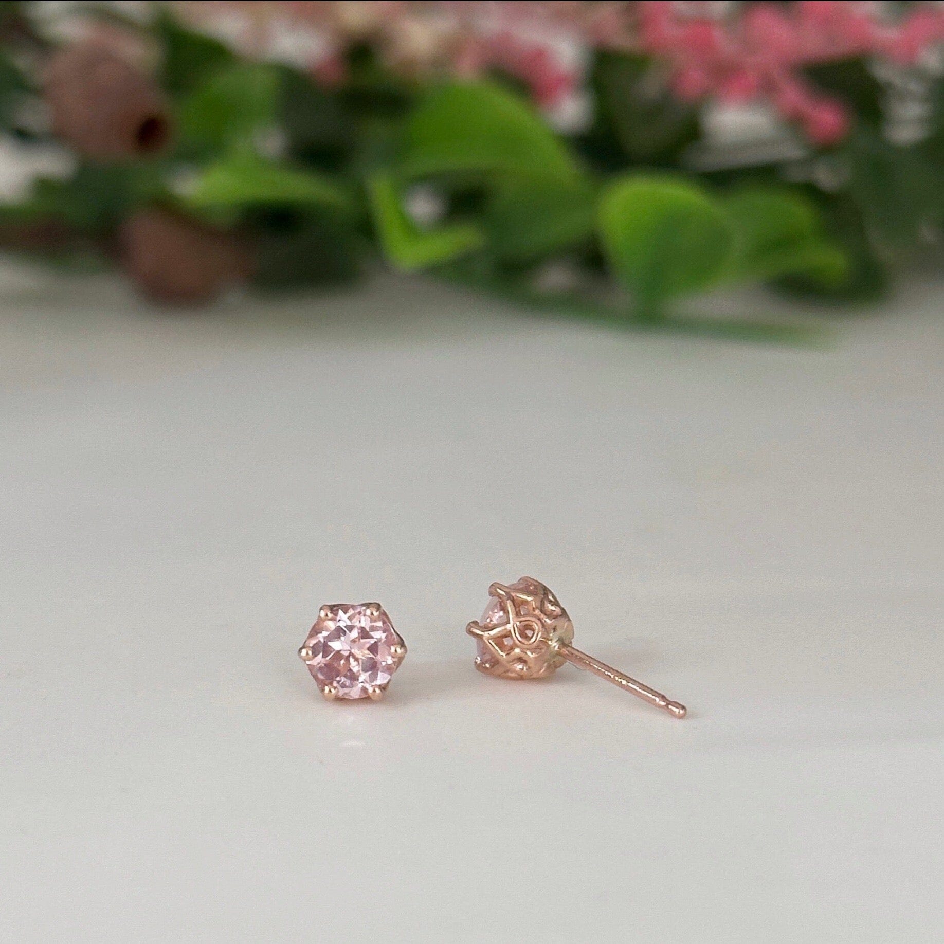 Designer earrings 2024 rose gold