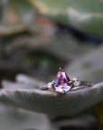 ‘Mistral’ 1.08ct Pink Sapphire Platinum Ring 