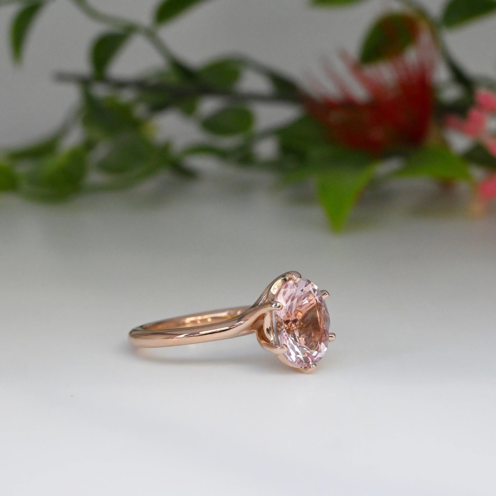‘Rumpus’ 2.28ct Morganite 18ct Rose Gold 